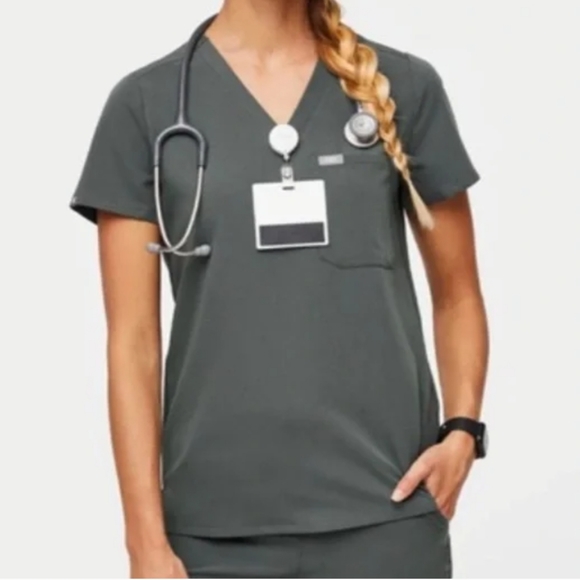 Figs Tops Figs Catarina Onepocket Scrub Top Bonsai Poshmark